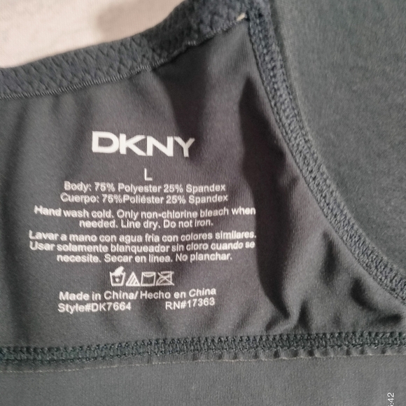DKNY Women's Gray Bra Wireless Sz Large Comfort - Picture 3 of 7